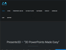 Tablet Screenshot of presente3d.com